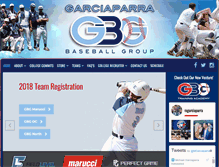 Tablet Screenshot of garciaparrabaseball.com